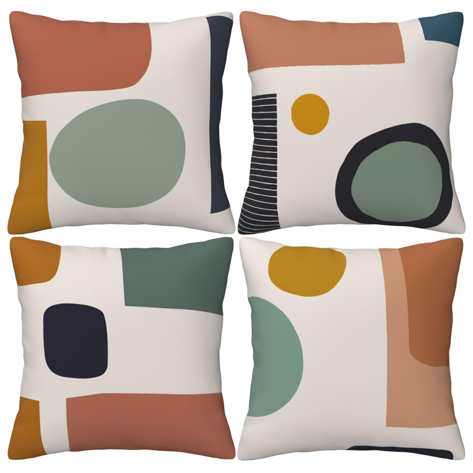 Housse de coussin bohème lot de 4 pour réinventer la décoration de votre salon chaleureux