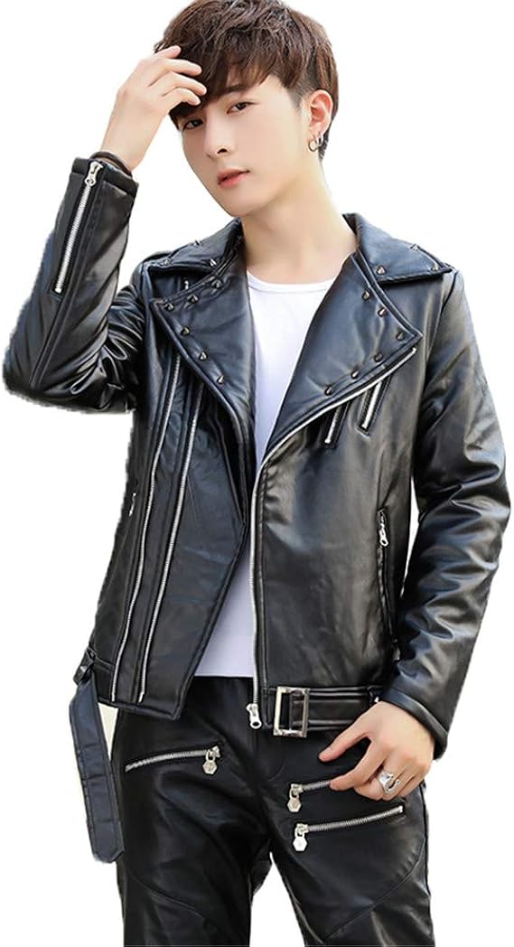 Amazon 革ジャン メンズ 上下セット レザーパンツ ライダースジャケット セットアップ 革ジャケット 皮パン 皮コート ブラック赤白革バイクウエア おしゃれ スリム メンズ 通販 Amazon 革ジャン メンズ 上下セット レザーパンツ ライダースジャケット セットアップ 革ジャケット 皮パン 皮コート ブラック赤白革バイクウエア おしゃれ スリム メンズ 通販