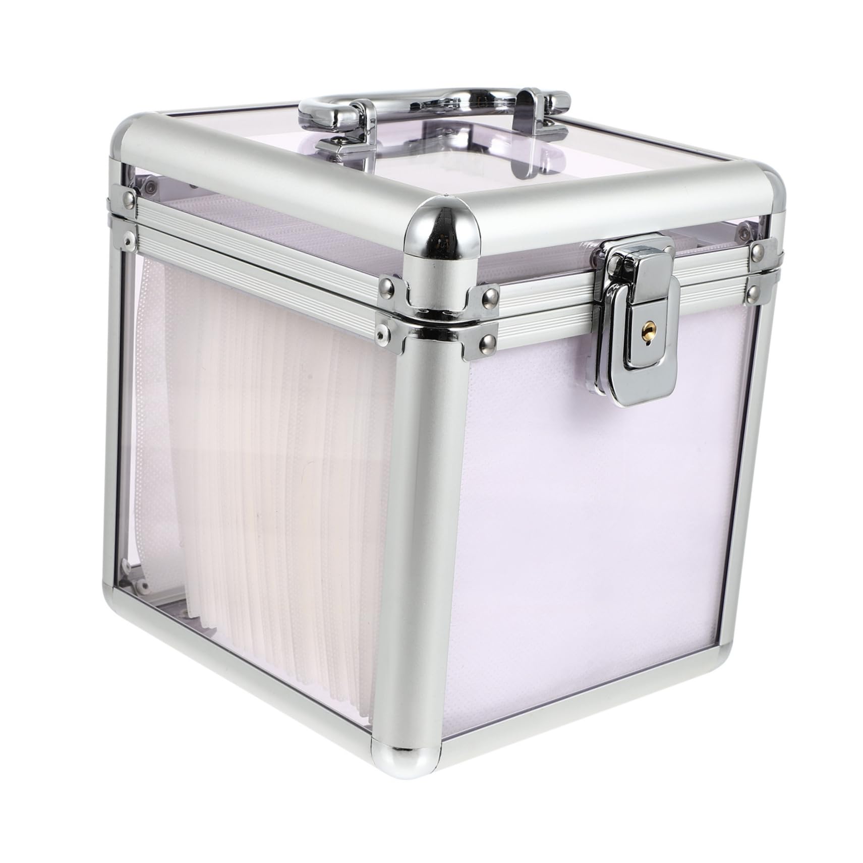 Cabilock 1Pc Large Capacity CD Storage Box Handheld Organizer for Discs Multi Purpose Container for Dvds and More and Practical Design for Home Use