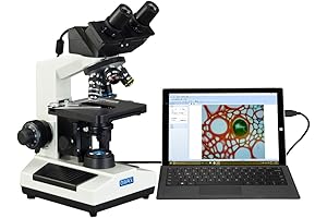 Omax 40X-2000X LED Binocular Compound Lab Microscope
