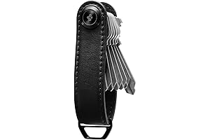 Life Valentinus Key Holder Organizer Keychain - Black