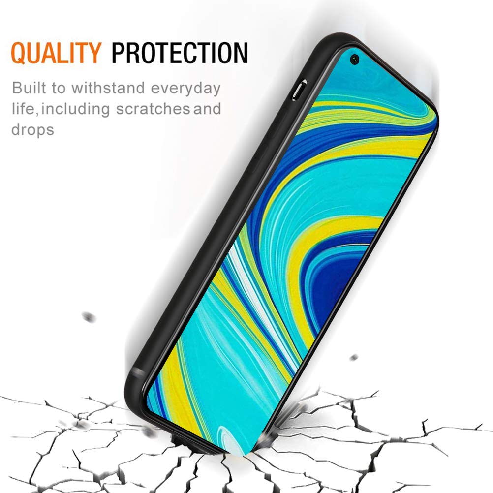 Yoedge Custodia Per Xiaomi Redmi Note 9 4G – Cover In TPU Morbida Sottile Con Stampa Zebrata, Antiurto