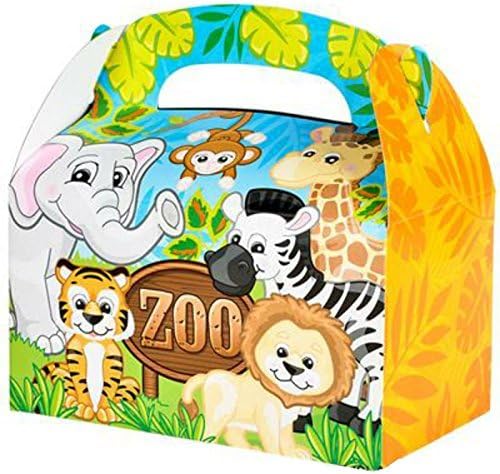Party Favor Zoo Treat Boxes (Pack of 12) - Play Kreative TM (Zoo)