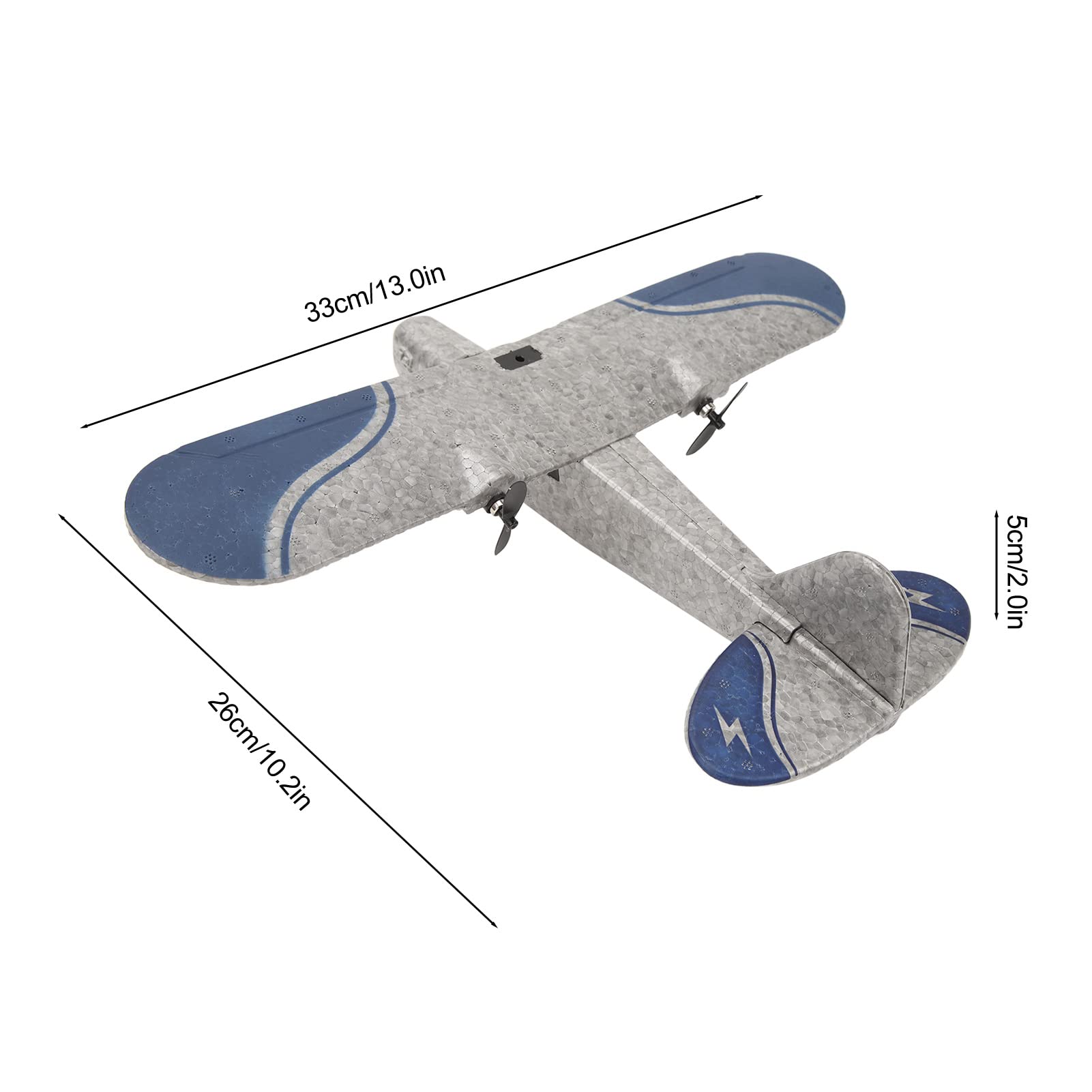 TY9 RC Płaszczyznowy samolot EPP Piana szybowca RC Stałego skrzydła Jet Trwałe samolot sterujący ze zdalnym światłem LED dla zabawy na świeżym powietrzu w wieku powyżej (3 baterie)