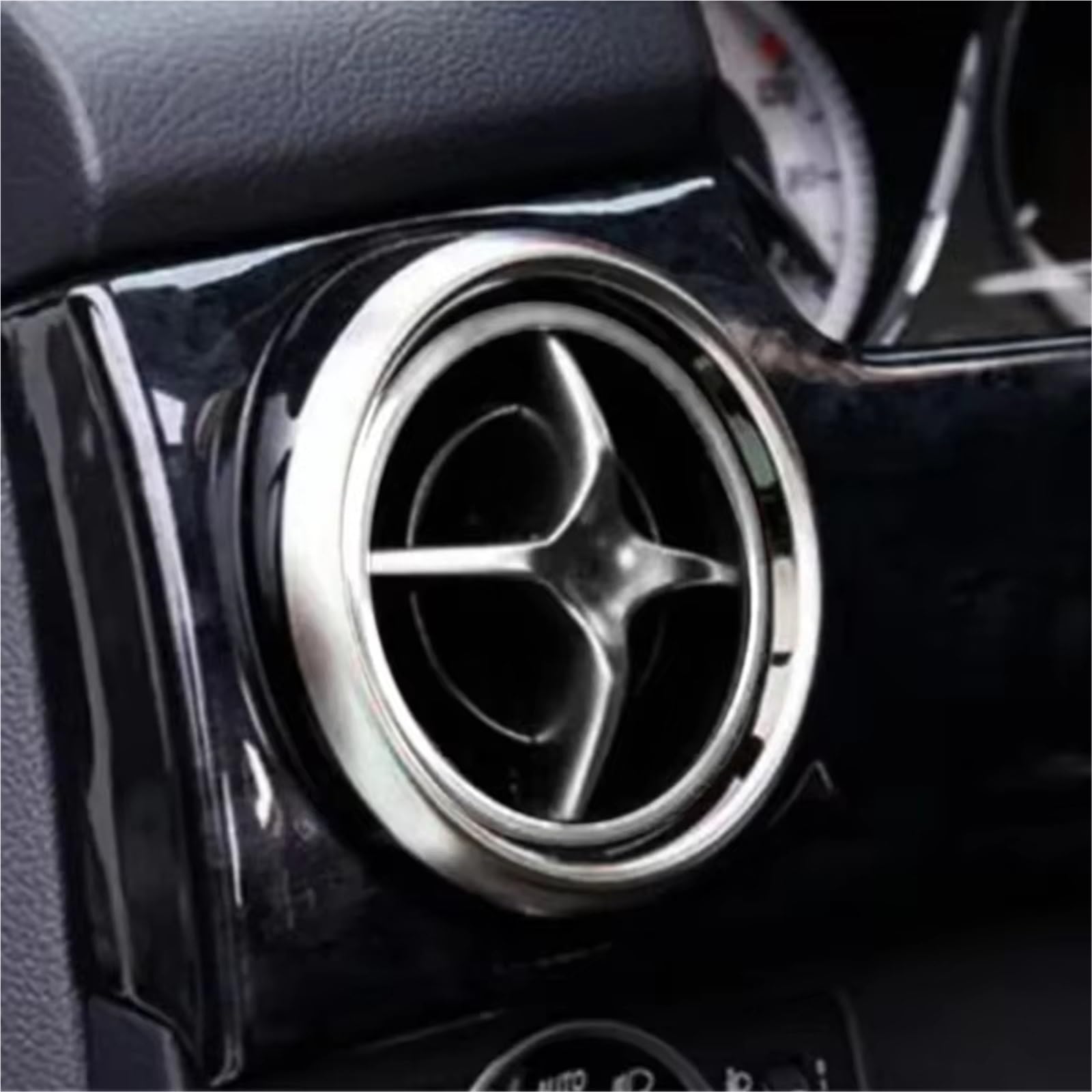 Compatible Con Benz Para SLK 350 R172 2011 2012 2013 2014 2015 Coche Central AC Aire Acondicionado Salida Anillo De Ventilación Ajuste Interior
