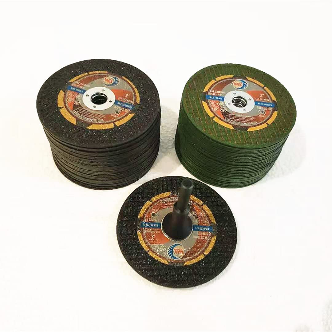 Lot De 50 Disques à Tronçonner 32mm Pour Meuleuse - Métal, Avec 3 Mandrins - Neuf