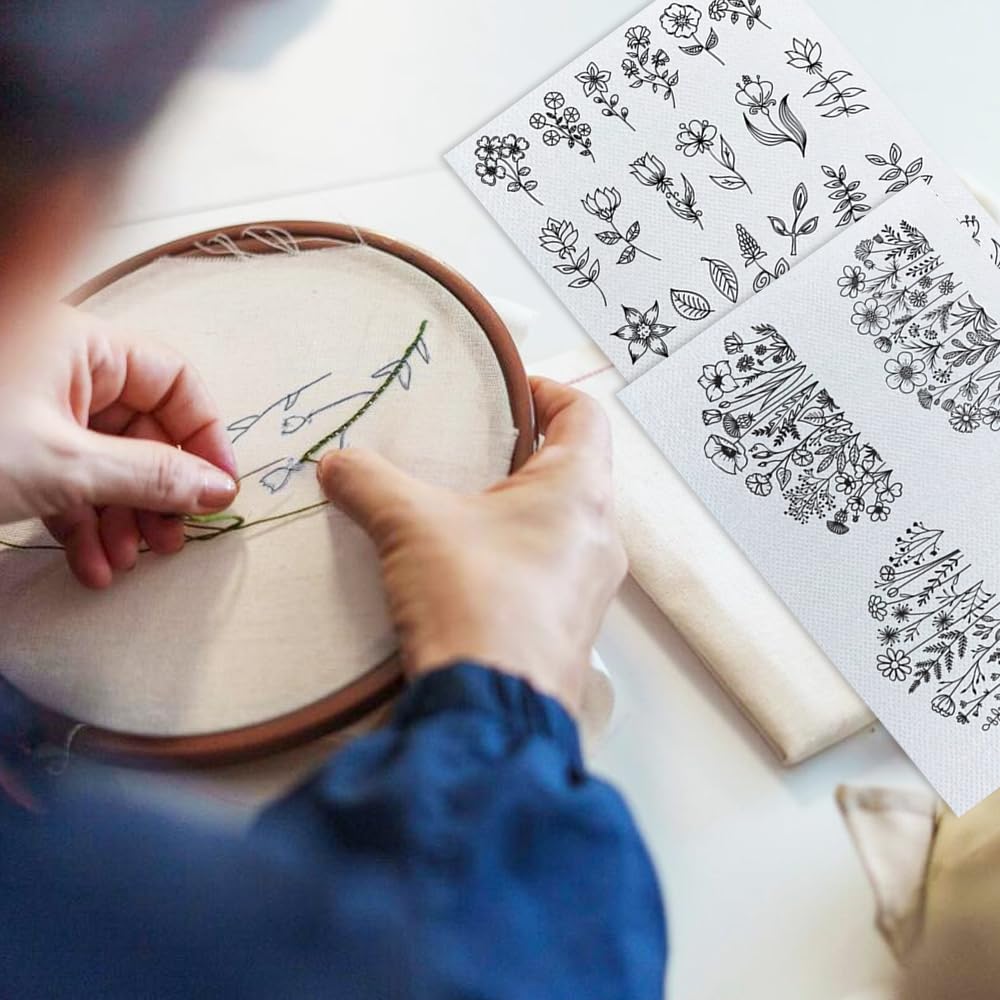 Feuille Broderie Imprimable Hydrosoluble Autocollante - La Boutik' Créative De Rives