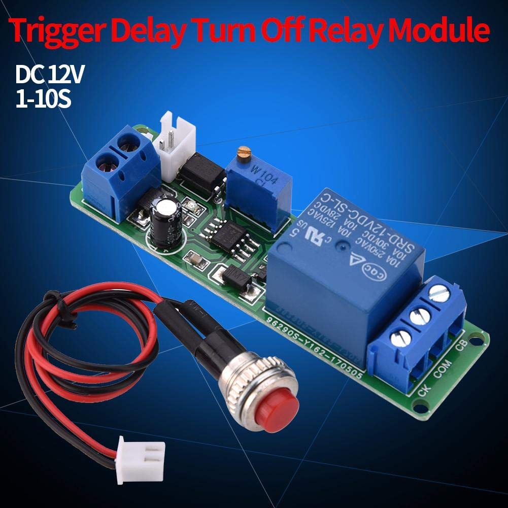 2x Zeitverzögerungsrelais-Modul DC 6-30V – Digitaler Timer 0,01s-9999min Mit LCD, Für Smart Home & Industrie