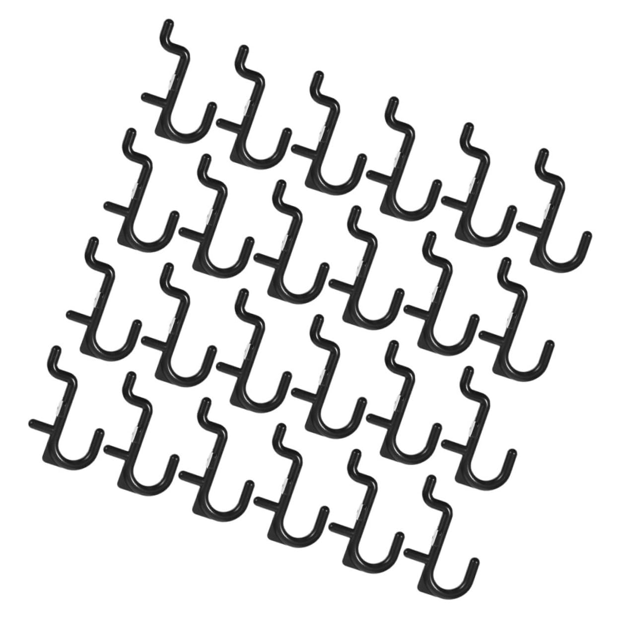 MAGICLULU J Hooks for Wall 100pcs Heavy Duty Pegboard Hooks Easy Install Garage Organization Tool Room Accessories