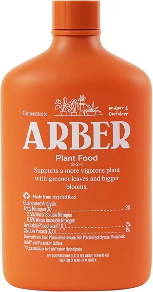 Organic Plant Food – Liquid Fertilizer for Indoor & Outdoor Plants, Nutrient-Rich Formula for Growth & Protection, Houseplant & Garden Fertilizer, Liquid Concentrate for Healthy Foliage & Strong Roots