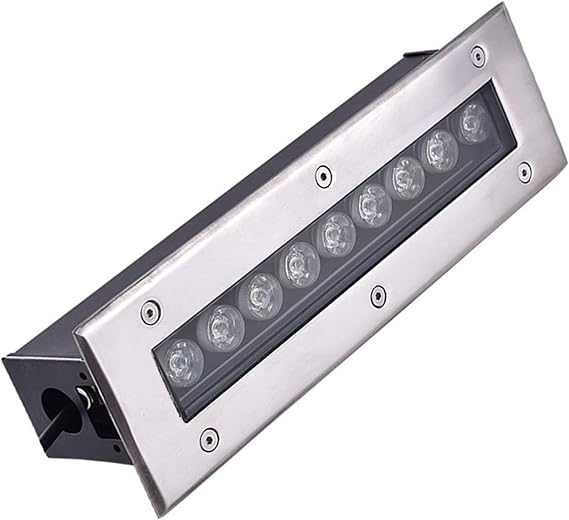 Outdoor Buried Lights - Ground LED Landscape Lights, Led Recessed Ground Spotlight Rectangular Underground Light Outdoor Garden Floor Lamp Waterproof Path Lighting Floor Lamp(Warm White Light,5W)