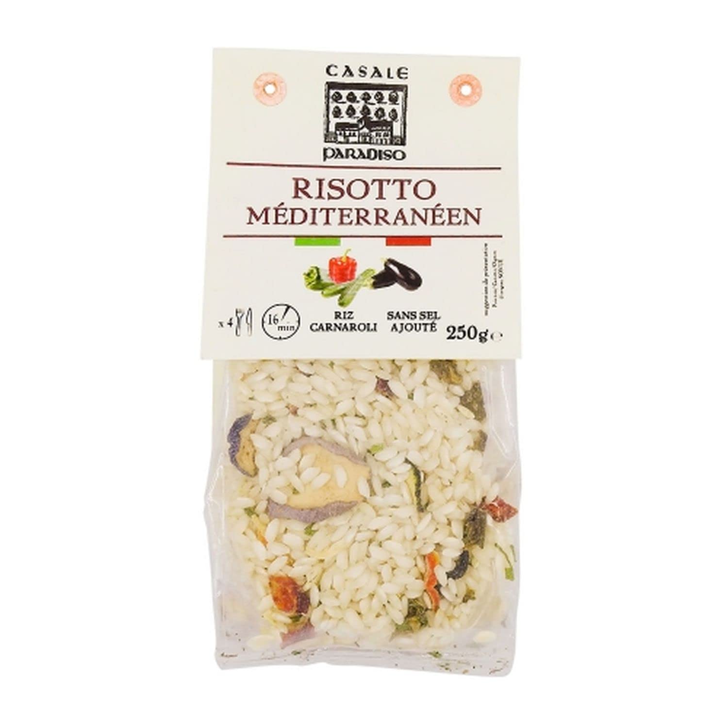 Risotto Mediterraneo – Risotto mit italienischem Gemüse, 300 g