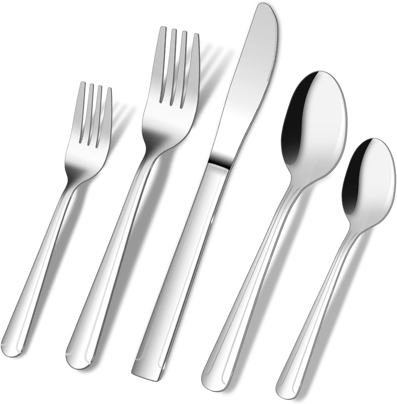 20-Piece Stainless Steel Flatware Silverware Cutlery Set