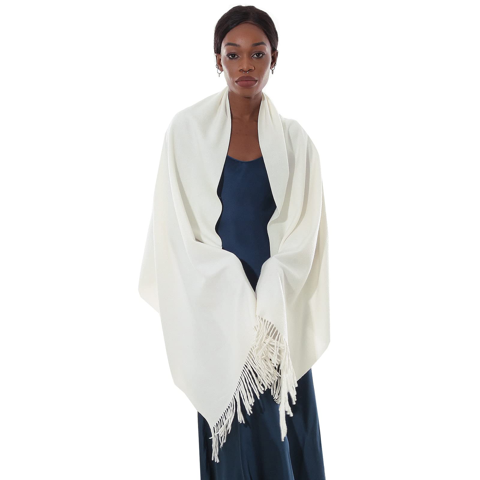 Sciarpa Pashmina Donna Invernale Scialle Sciarpe Elegante Cerimonia Grande Stole Foulard Scialle da Abito Sera