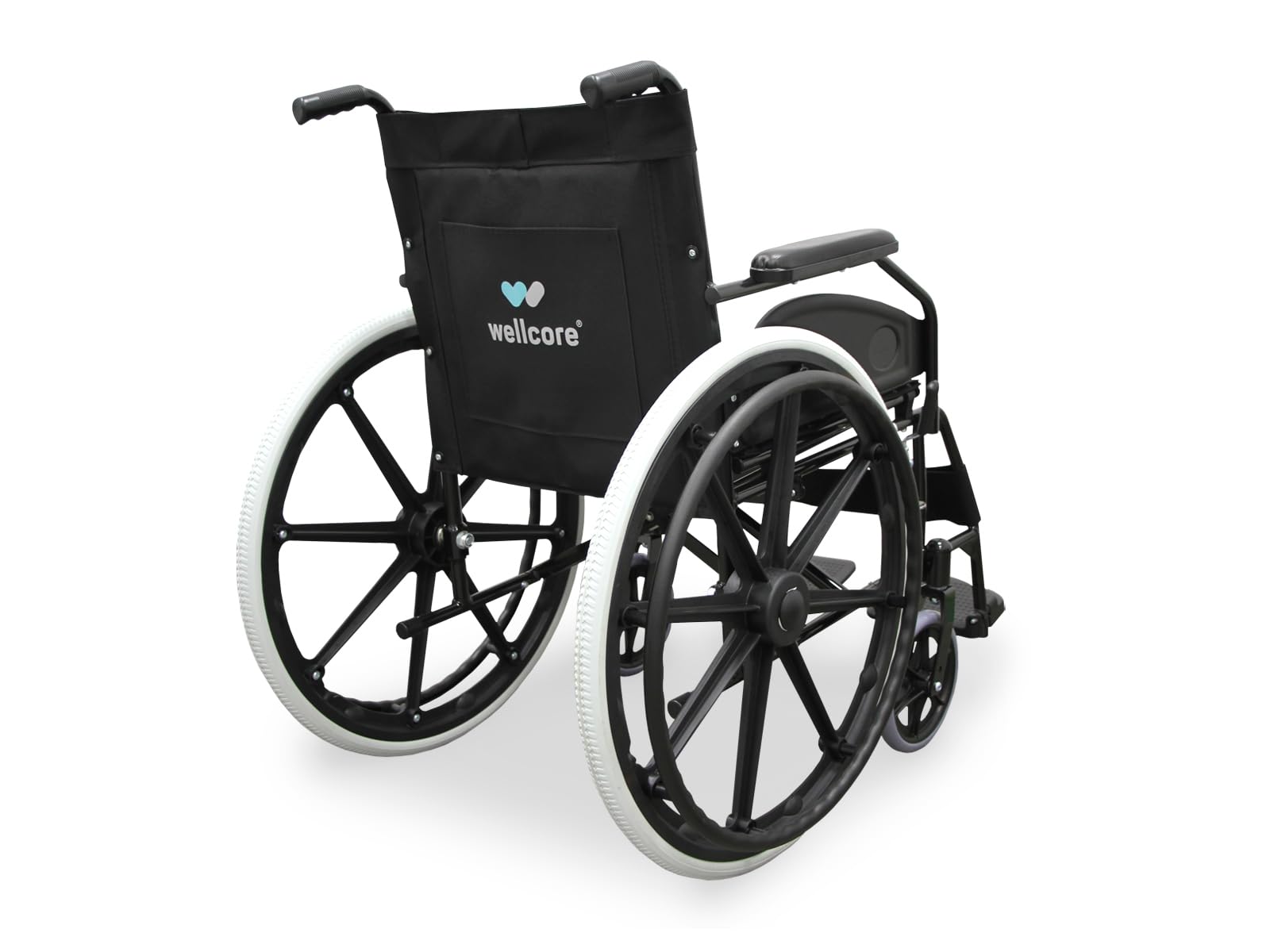 Silla de ruedas plegable aluminio Wellcore
