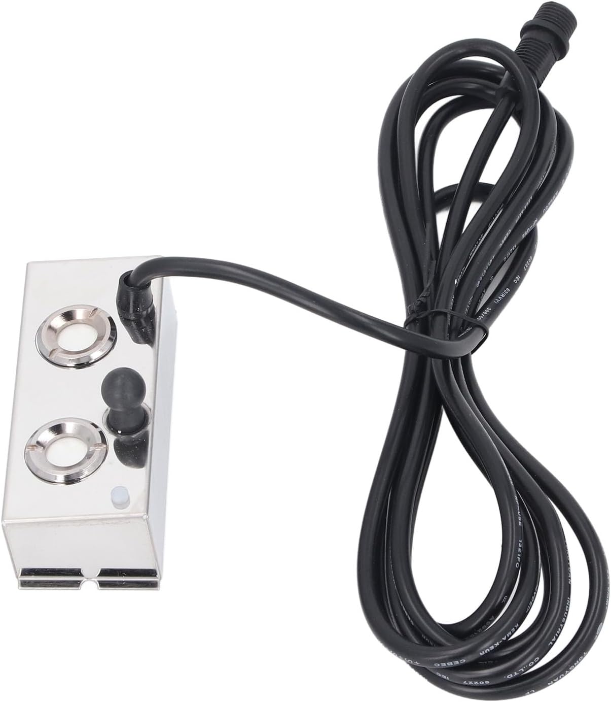 Dpofirs Ultrasonic Mist Maker Fogger 2 Head 4.5L per Hour, Water Proof 9.8Ft Mist Maker Fogger for Pond Garden Lawn Rockery Greenhouse Holiday Vegetable Preservation,Landscape