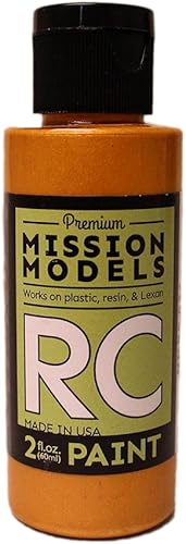 Mission Models MMRC-024 Pintura RC a base de agua, botella de 2 onzas, cobre perla
