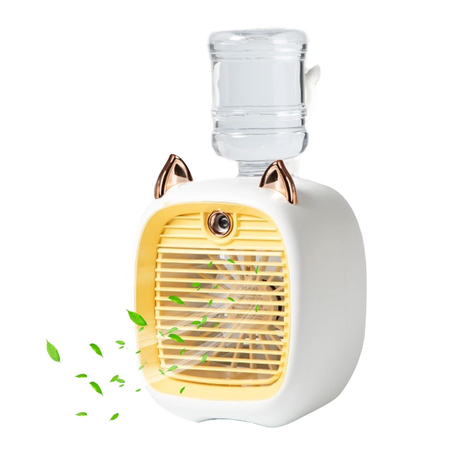 Drumstone 𝟏𝟓 𝐘𝐞𝐚𝐫𝐬 𝐖𝐚𝐫𝐫𝐚𝐧𝐭𝐲 Portable Air Conditioner & Humidifier, 1200ML Water Tank, 3 Speed Rechargeable Mini Cooling Fan, Cat Ear Design, Perfect for Home, Office & Personal Use-picture-10
