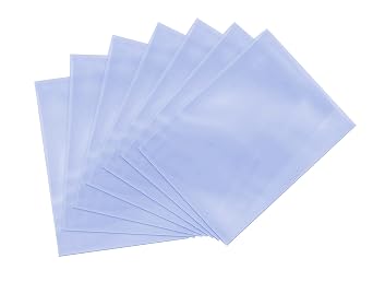 Mandala Crafts 14x18 Inches Large Clear Shrink Wrap Bags for Raffle Gift Baskets - 100 PVC Heat Shrink Bags Plastic Heat Shrinkable Film Pouches for Shoes Books Tumblers Boxes