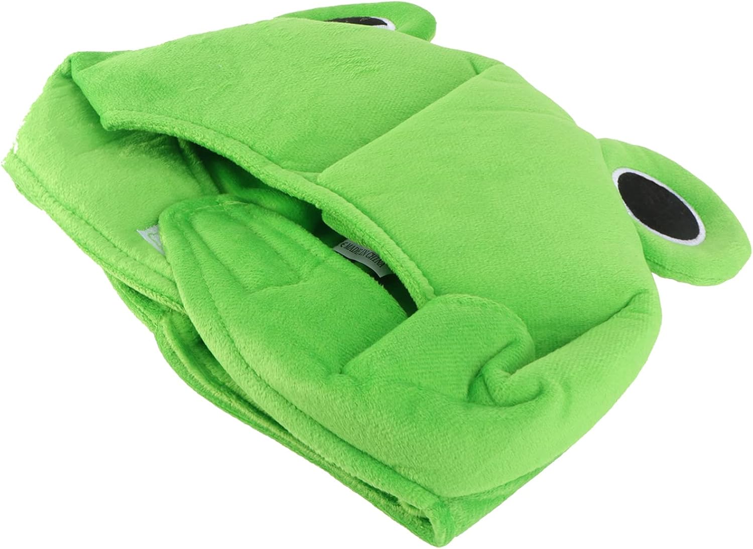 Amosfun Cute Plush Frog hat Scarf Cap Ears Winter ski hat Full Headgear Novelty Party Dress up Cosplay Costume Green : Clothing, Shoes & Jewelry