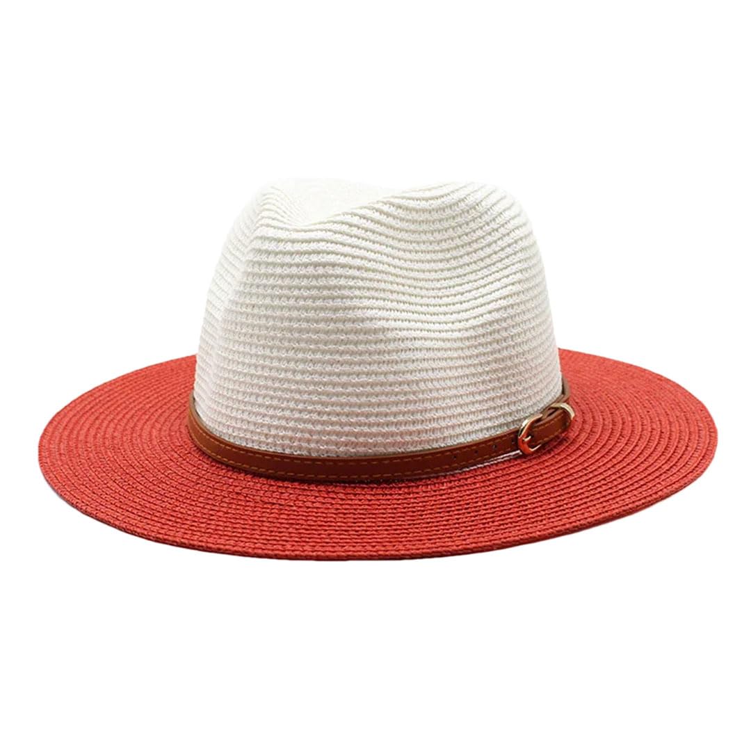 LCUVIMPEX Bucket Hats， Women Straw Sun Hat Multicolor Protection Outdoor Beach(9)