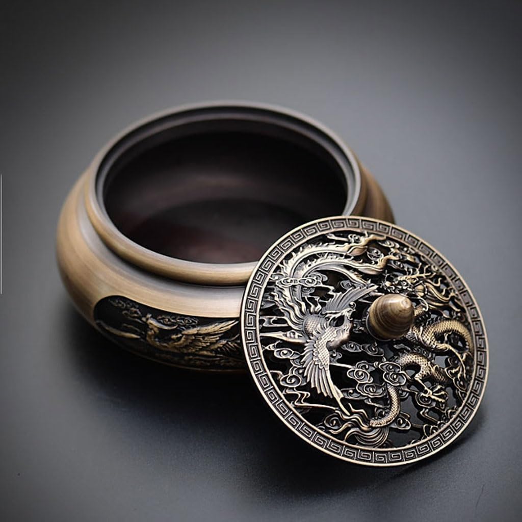 Soporte De Incienso Porta incienso, varillas de incienso, quemador de incienso de cobre, incienso antiguo para el hogar, quemador de incienso de sándalo, quemador de incienso para ceremonia del té en