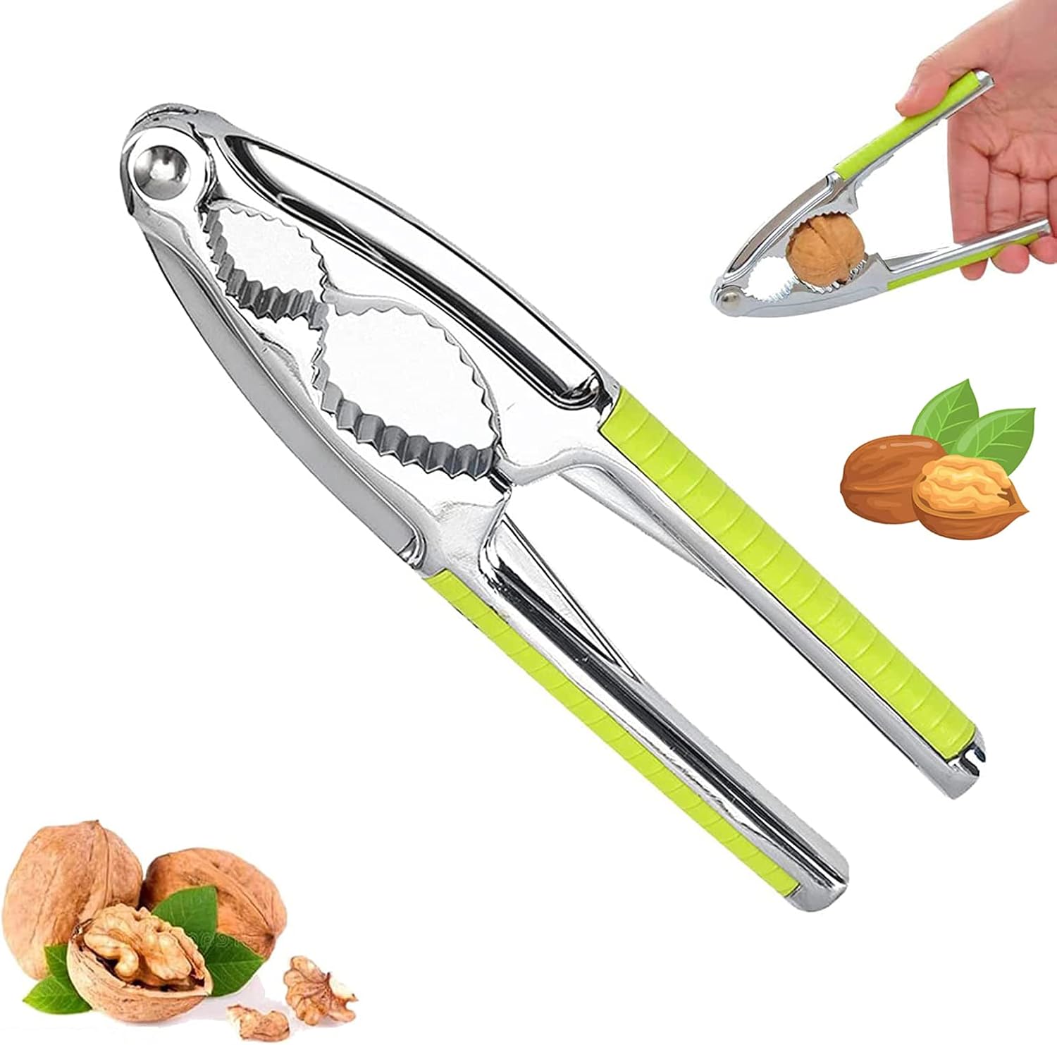 WUXIANM Nutcracker, Nutcracker Made of Stainless Steel, Nutcracker