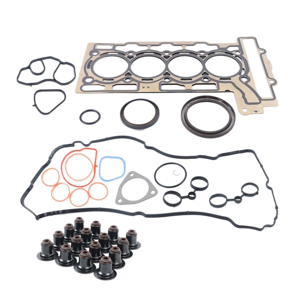 Kit Joint de Culasse Ensemble Pièces Cylindres Voiture Overhaul Kit Gasket Fonction Longévité Convient à Atelier Mécanique Maintenance Voiture