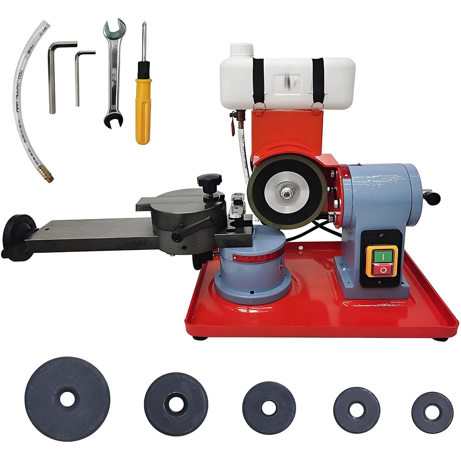 AiODiO Circular Saw Blade Sharpener, High Speed 2850RPM Electric Sharpening Machine for Home and Commercial Workshop 110v-550w