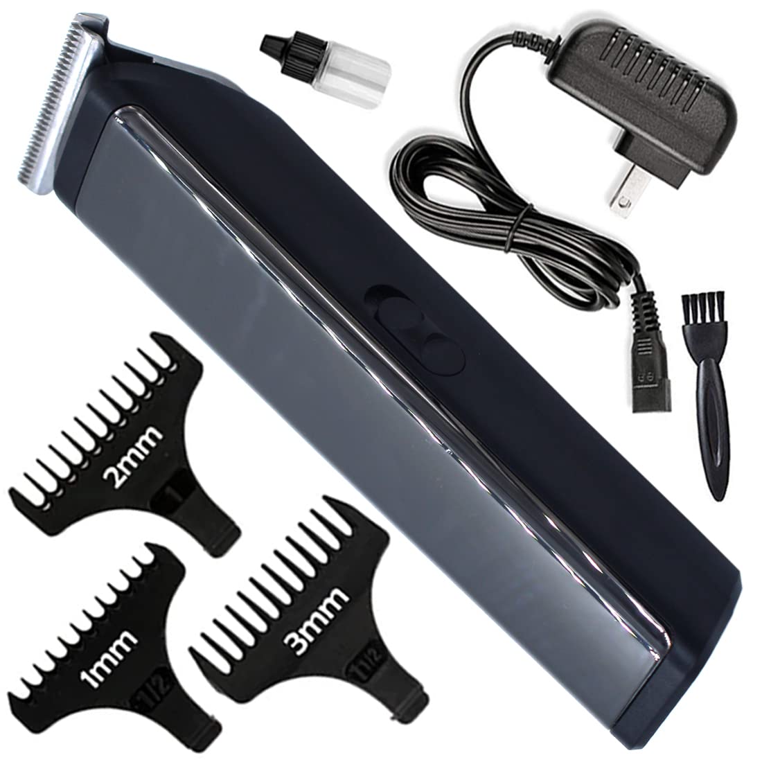 Men's Waterproof Cordless Rechargeable Professional Beard Mustache Trimmer Powerful Hair Clipper Electric Razor Multicolor (2 Year Warranty)101