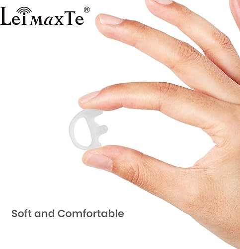 Miniatura 4 de Moldes de oído para auriculares de tubo acústico de radio bidireccional, kits de audio Earmold, auriculares de vigilancia (3 pares grande, mediano,