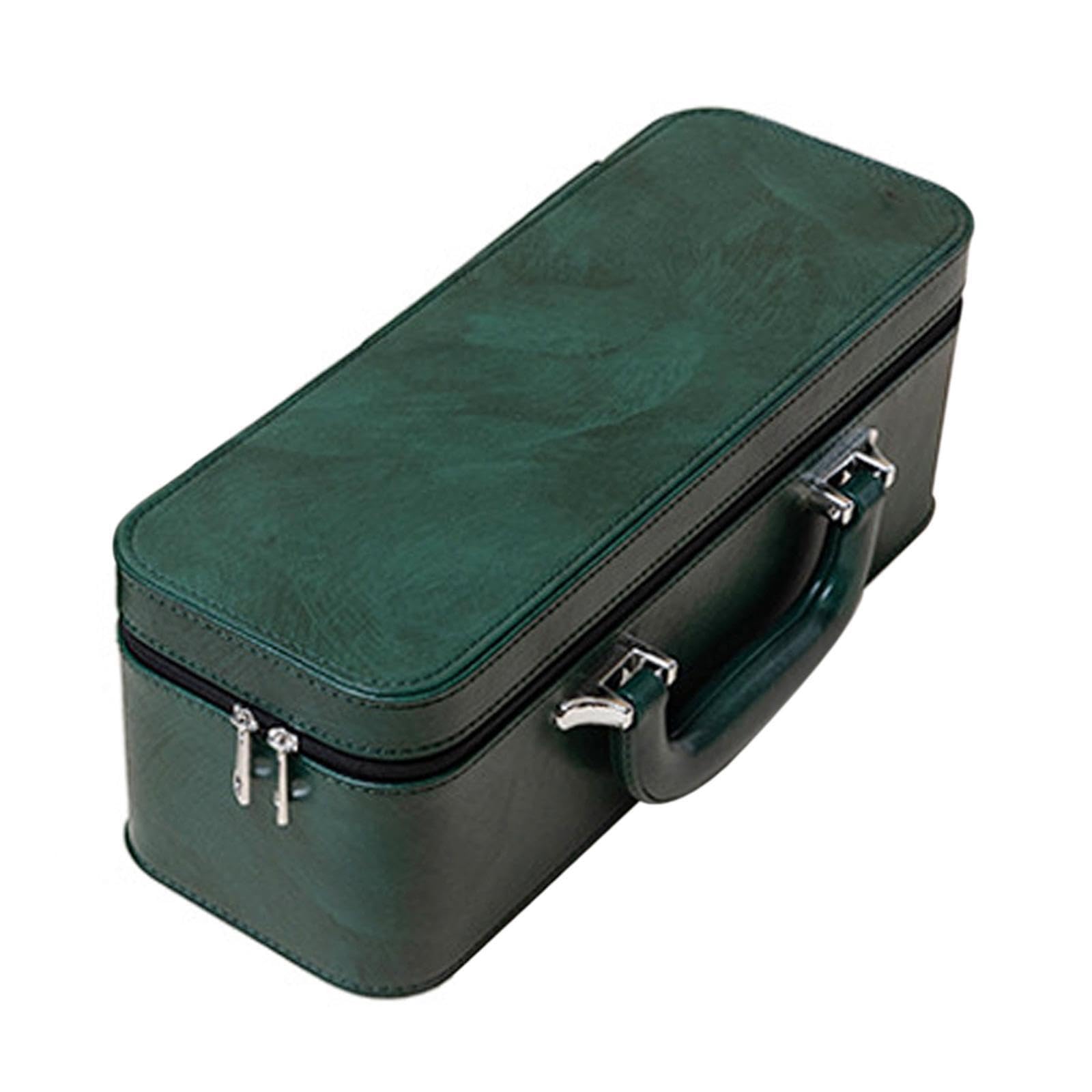 Estuche para pulseras y organizador de viaje portátil en tela suave para joyas