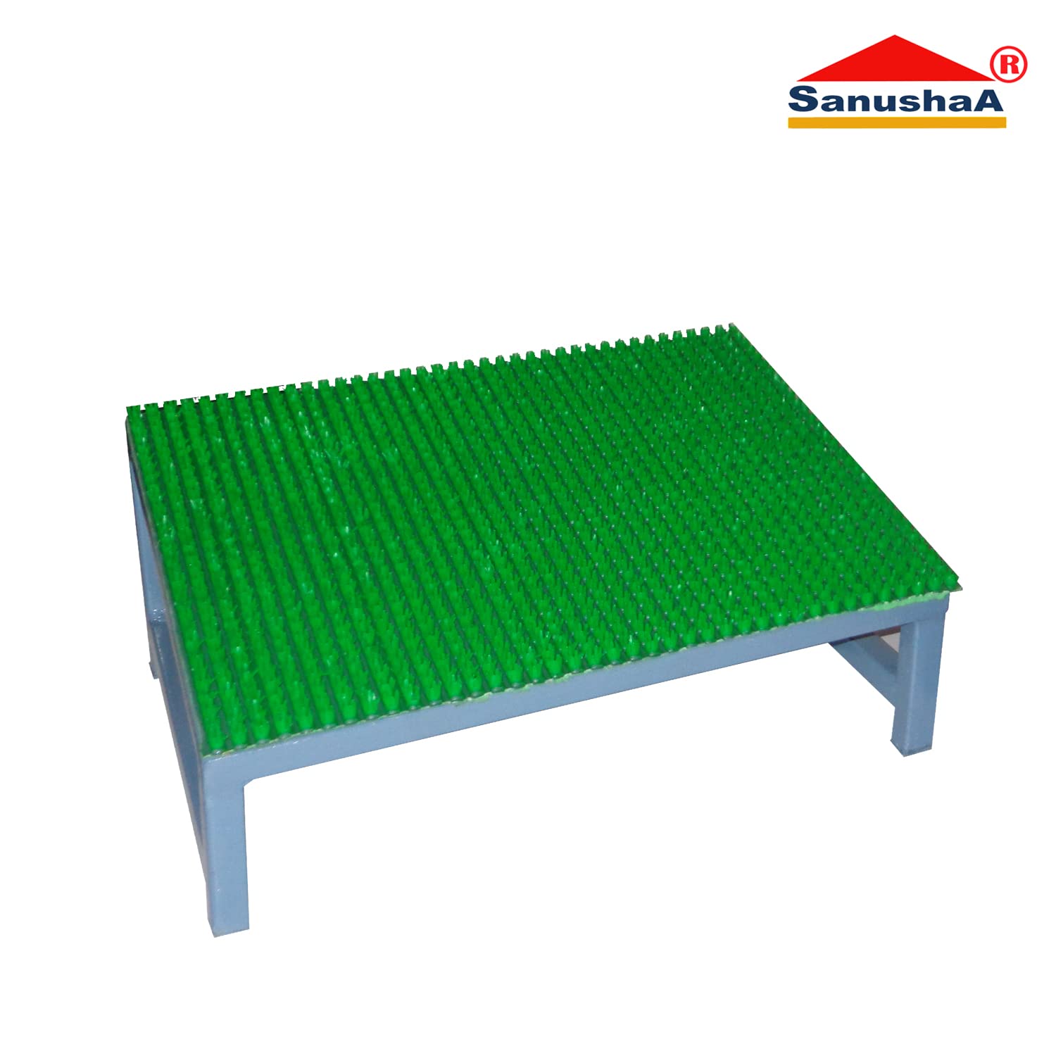 Removable acupressure massage accumulated plastic top sheet under Sanusha Metal Foot Rest Stool Desk | Relieving foot pain and improvement in blood circulation. Color Dark Slate Base | 1 pack of 1 Removable acupressure massage accumulated plastic top sheet under Sanusha Metal Foot Rest Stool Desk | Relieving foot pain and improvement in blood circulation. Color Dark Slate Base | 1 pack of 1