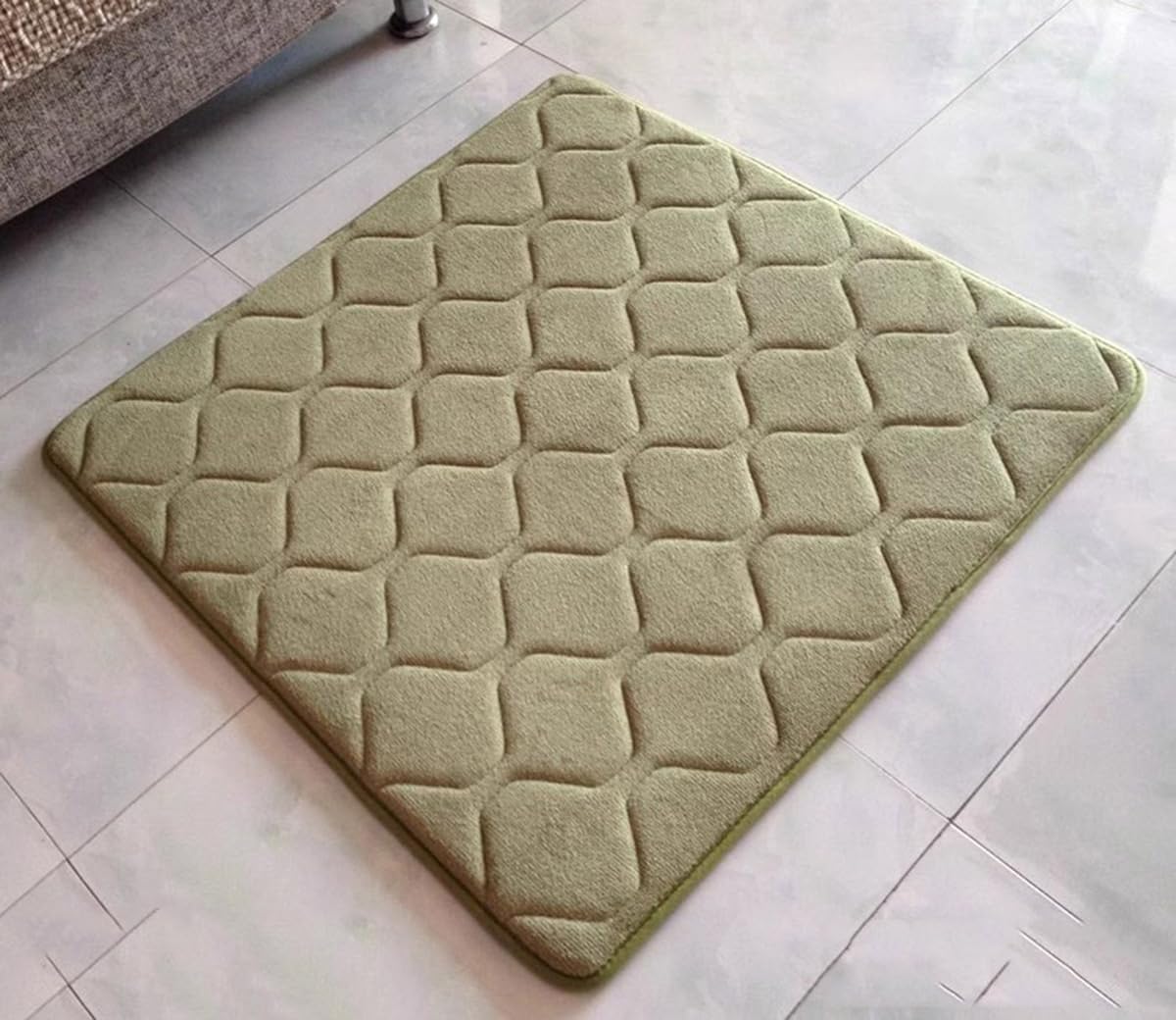 Cojín de meditación cuadrado y redondo, 50/80/100/120 cm, almohada portátil para asiento de yoga para uso en interiores y exteriores, 100 x 100 cm, verde B, comodidad y estilo para cada práctica
