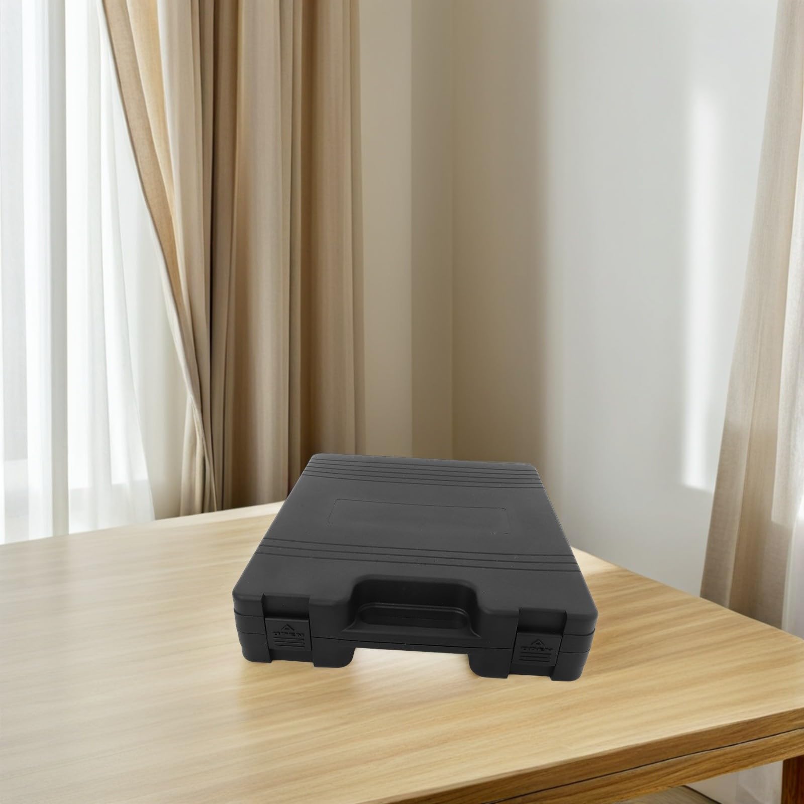 Alipis Custodia Rigida Porta Microfono a Condensatore in Plastica Resistente con Interno Antiurto, Grande Capacità e Design Portatile per Trasporto e Uso All’aperto, per Studio