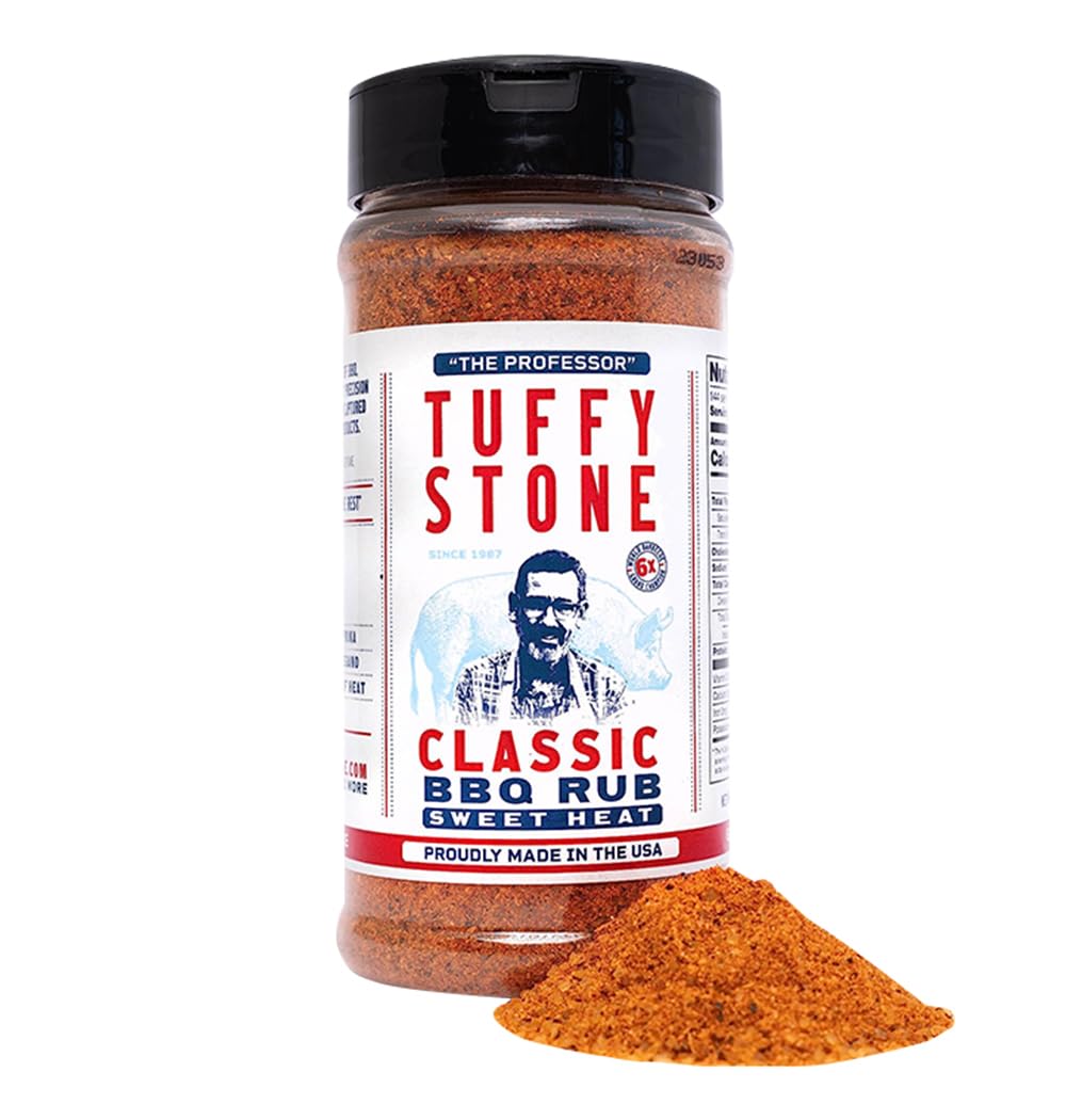 Tuffy Stone Classic BBQ Rub | 6x World Barbecue Grand Champion | Savory Rib Rub | Brisket Rub | Smoky BBQ Seasoning | 10 oz Shaker - Image 3