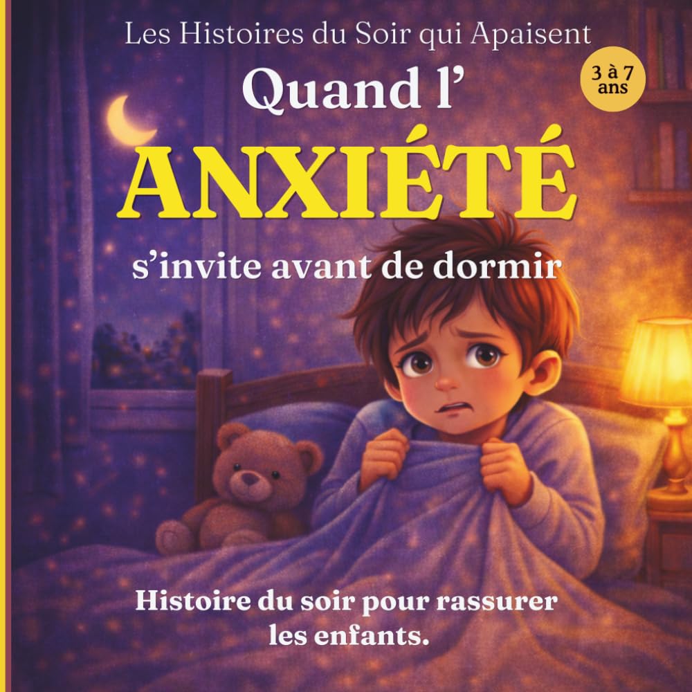 Quand l’anxiété s’invite avant de dormir: Une histoire du soir pour aider les enfants à comprendre leurs émotions et s’endormir en confiance: 4 (Les Histoires du Soir qui Apaisent)