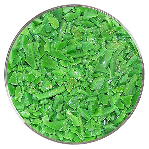 Fern Green Opalescent Coarse Frit - 96COE - 8oz - Made from System 96 Glass