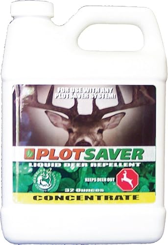 Messina Wildlife PS-C-032 PLOTSAVER Concentrado repelente de ciervos, 1 cuarto de galón