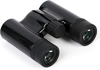 Telescopios para adultos, 10 x 22 pulgadas, color rosa, mini telescopio, lentes de ópera, prismáticos para conciertos, deportes, vida impermeable