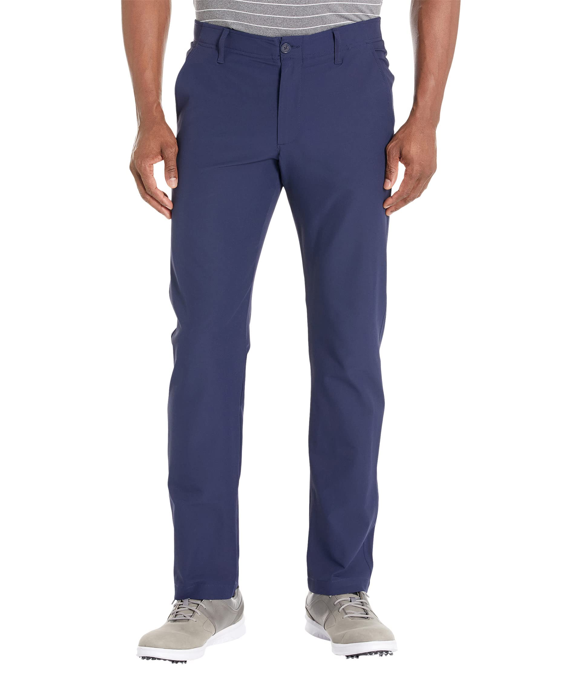 Under Armour Men's Drive Pants, (410) Midnight Navy / / Halo Gray, 34W x 30L