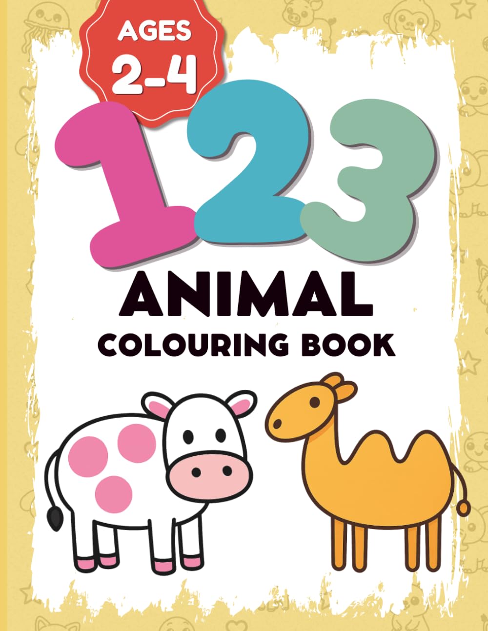 123 Animal Coloring Book: Learn Numbers, Counting, Tracing & Fun Activities with Cute Animals