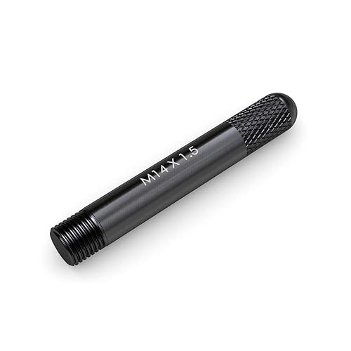 Herramienta de guía de pernos de alineación de colgadores de rueda de acero negro  Roscas métricas de 14 x 1.5  Perno de rueda Herramienta mecánica