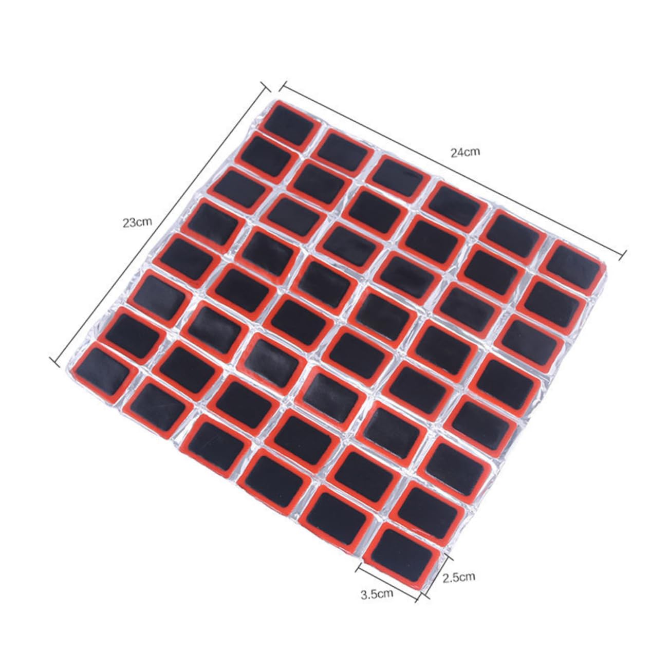 Holibanna 3Sheets Bike Repair Kit Rubber Patches for Inner Tube Punctures Easy to Use Lightweight for Home Roadside Emergency Repairs