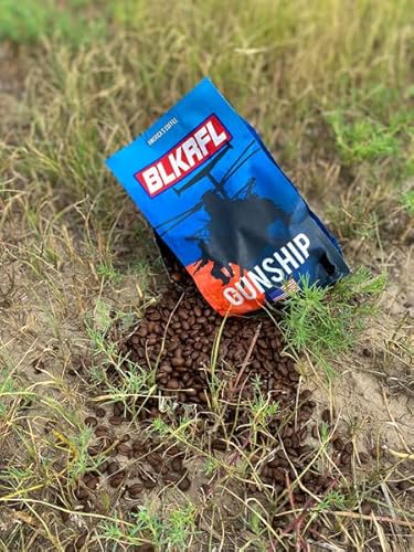 Black Rifle Coffee Gunship Roast (Light Roast) Whole Bean Coffee, 12 Ounce Bag Of Coffee Beans, Light Roast Coffee Beans, Light Caramel Tasting Notes And An Ultra Smooth Finish, Helps Support Veterans And First Responders #TOP1
