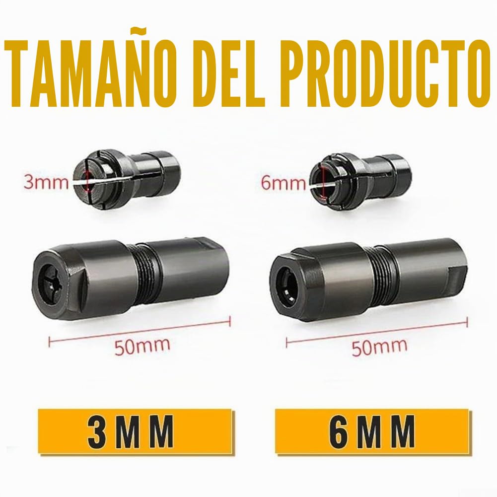Accesorios para amoladora angular, 2 adaptadores modificados para convertir a amoladoras rectas M10 Compatibilidad