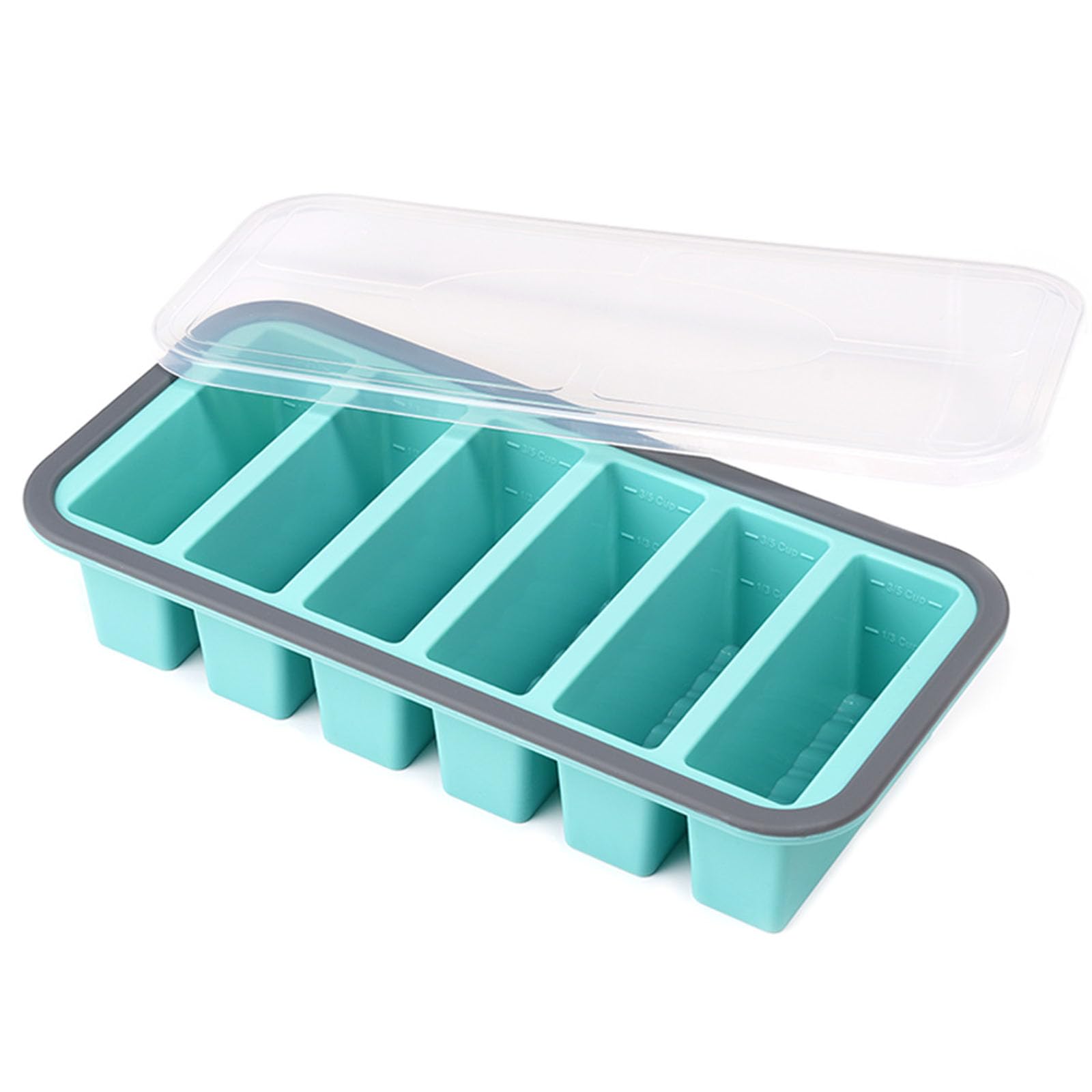 HENYGEN Stackable Kitchen Storage Container for Vegetables Fruits Snacks Multi Compartment Lunch Box with Leakproof Seal Elastomer Food Storage Containers