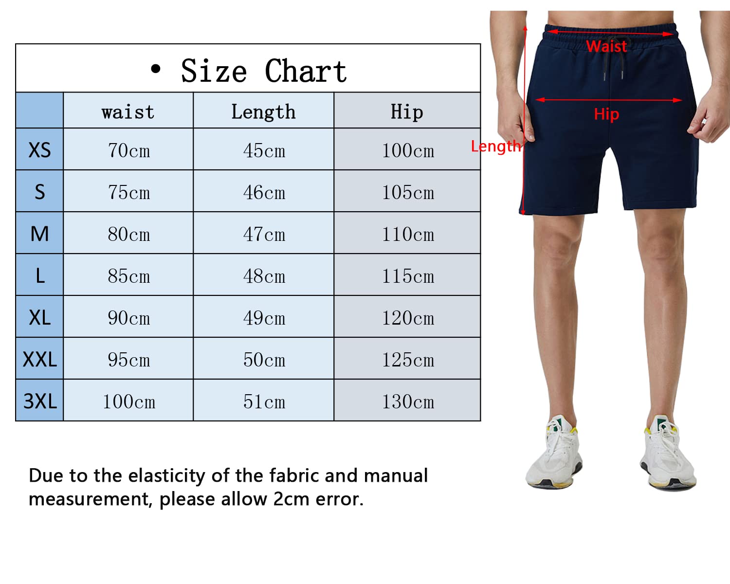Pantalones Cortos Hombre Algodón Elástico Deportivos Bermuda Jogger Casual Verano Correr Gym Fútbol