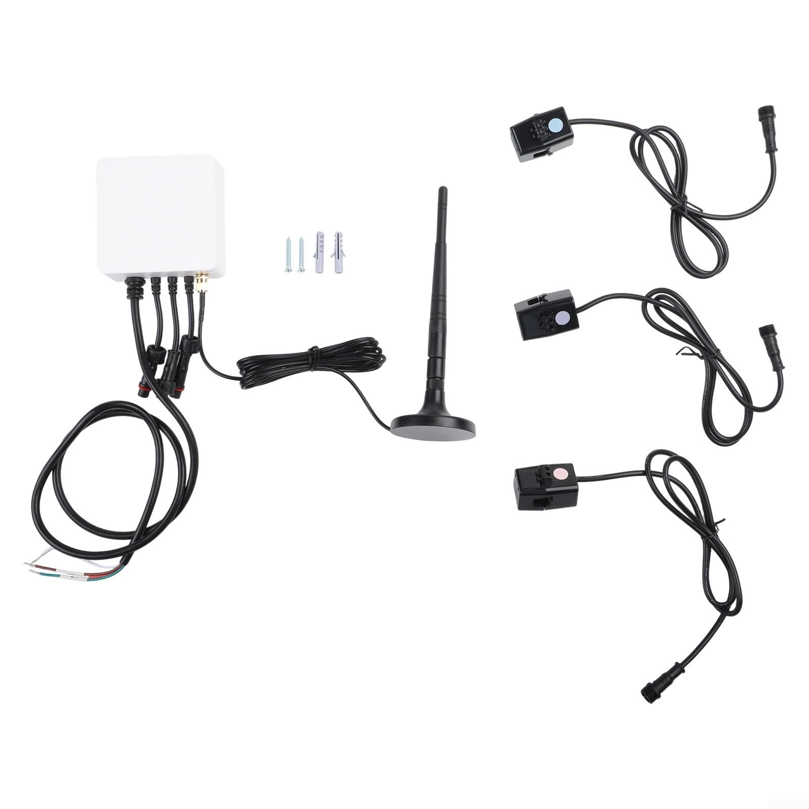 Contatore Monofase Trifase WiFi per tuya per Smart Life 80A Misuratore Consumo Elettrico kWh con Morsetto Schermo LCD Protezione Sovraccarico Timer Remoto per alexa per Google Home DIN Rail