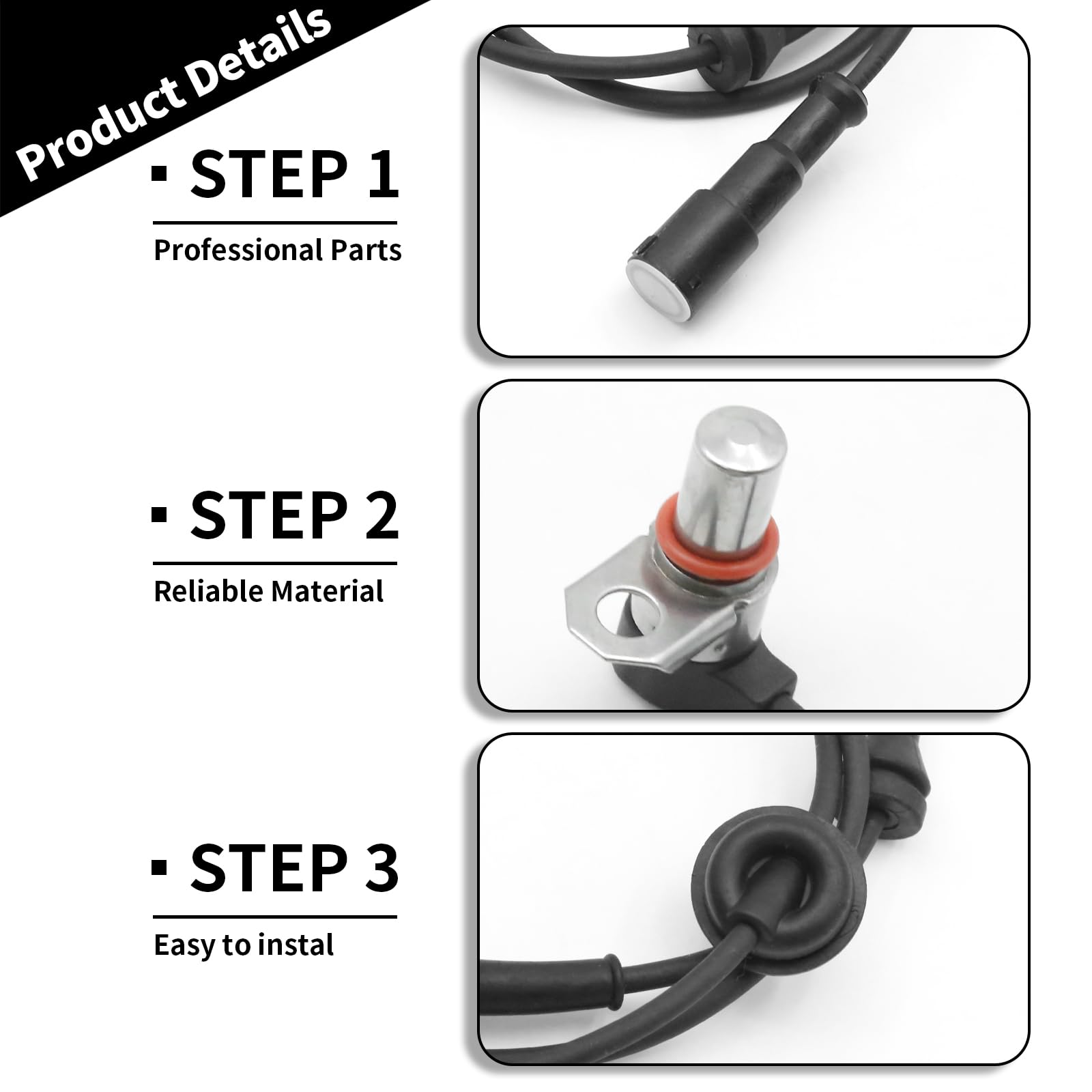 TAR100060 Sensore ruota anteriore ABS sensore velocità ruota, ricambio per Land Rover Discovery 2 1998 1999 2000 2001 2002 2003 2004, sostituisce SSW500020